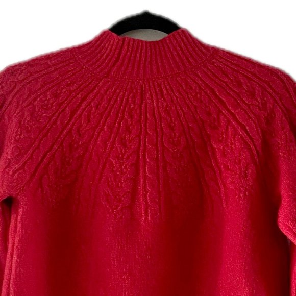 😊Joie Raspberry Color Pullover Sweater Mock Neck Very Soft Women's XS NWT - Picture 7 of 9